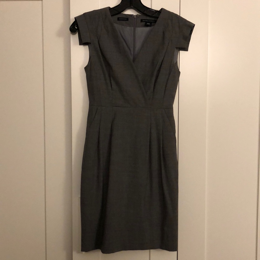 Banana Republic Italian Stretch Wool Dress 00P
